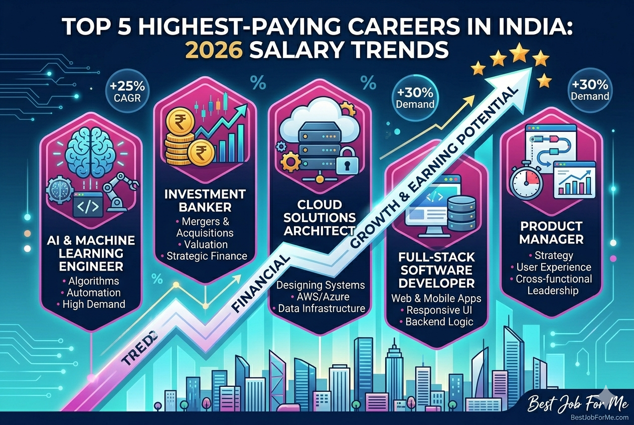 Top 5 High-Paying Career Options in India for 2026