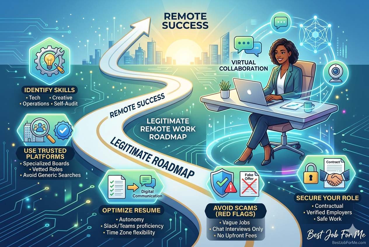 How to Find Legitimate Remote Work in 2026: A Beginner’s Guide