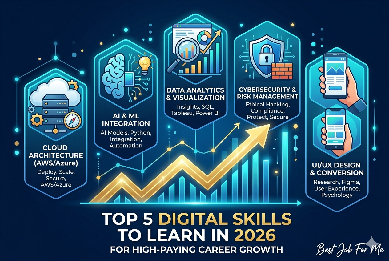 Top 5 Digital Skills to Learn in 2026 for High-Paying Career Growth