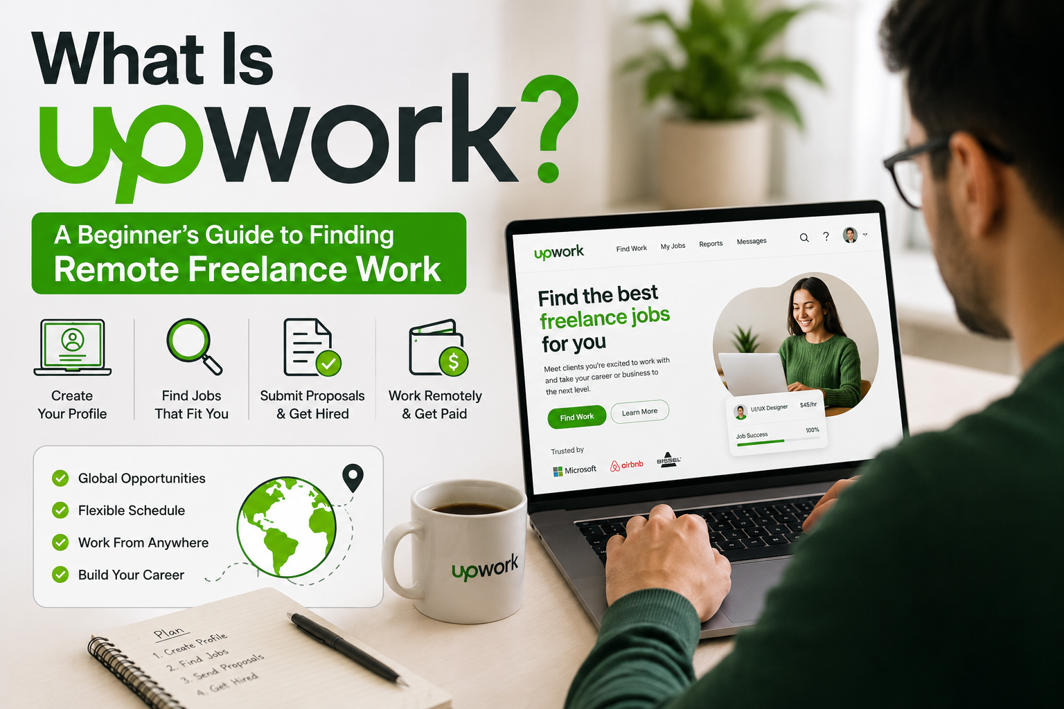 What Is Upwork? A Beginner’s Guide to Finding Remote Freelance Work